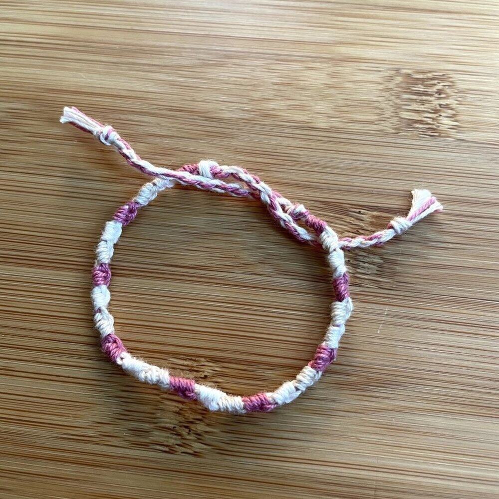 Katie‎ Woven Bracelet anklet trendy comfortable tie embroidery thread woven gift